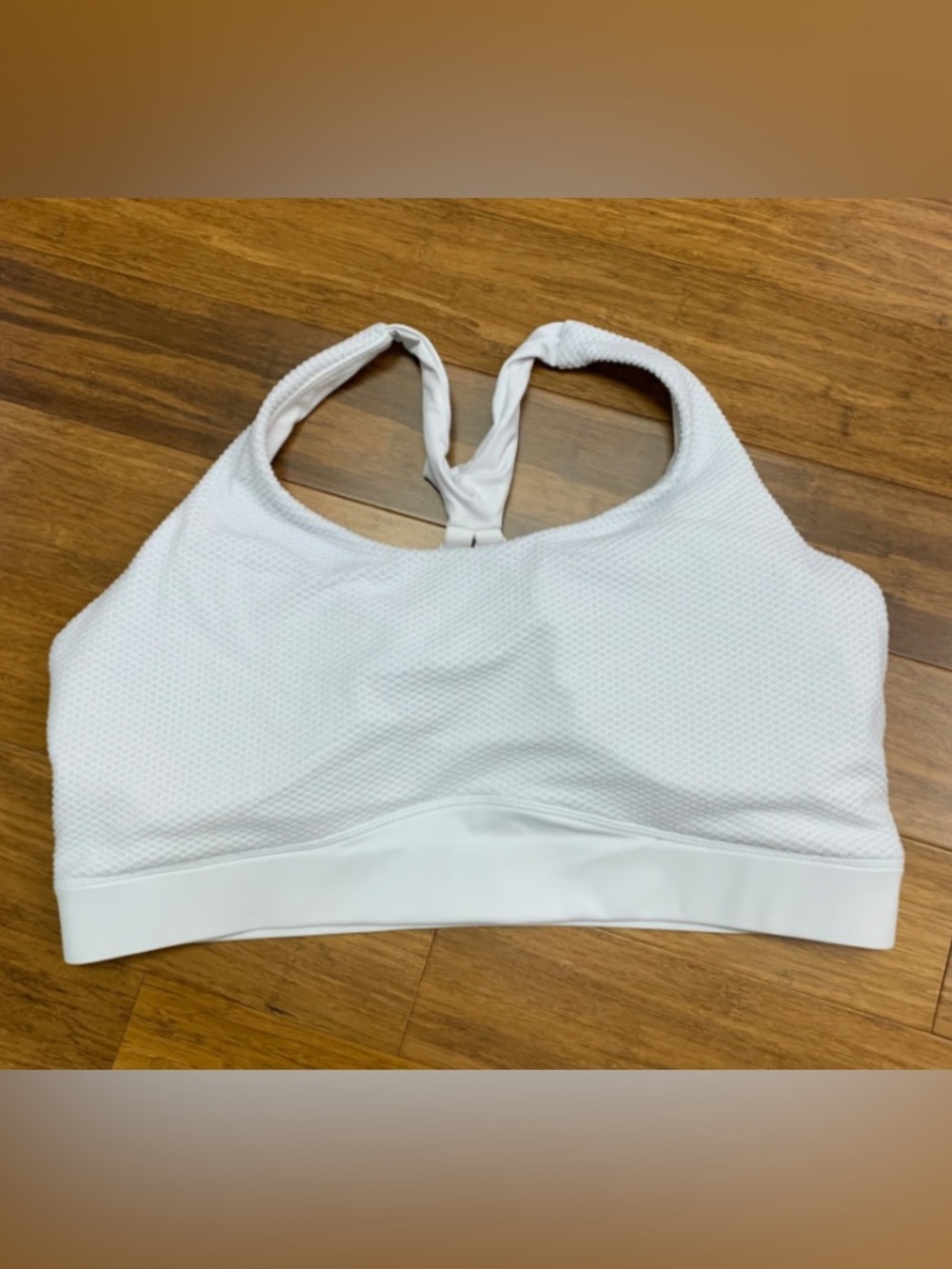 Women's White Racerback Performance Tank Top
